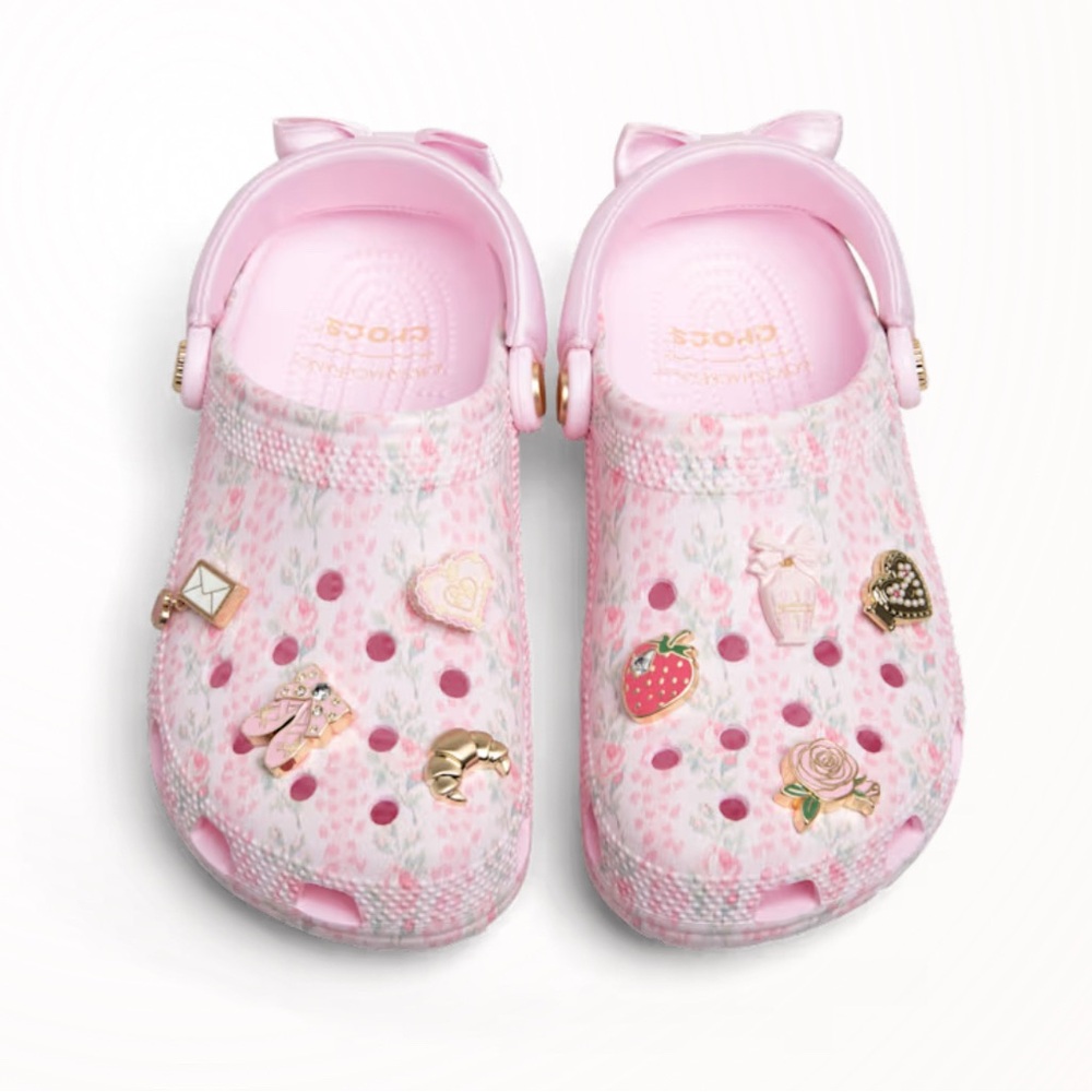 LoveShackFancy x Croc Slip-On Clogs with Charms